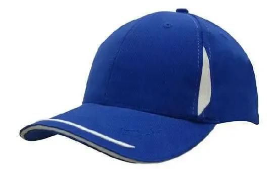 Headwear Cap With Crown Inserts & Sandwich X12 - 4098